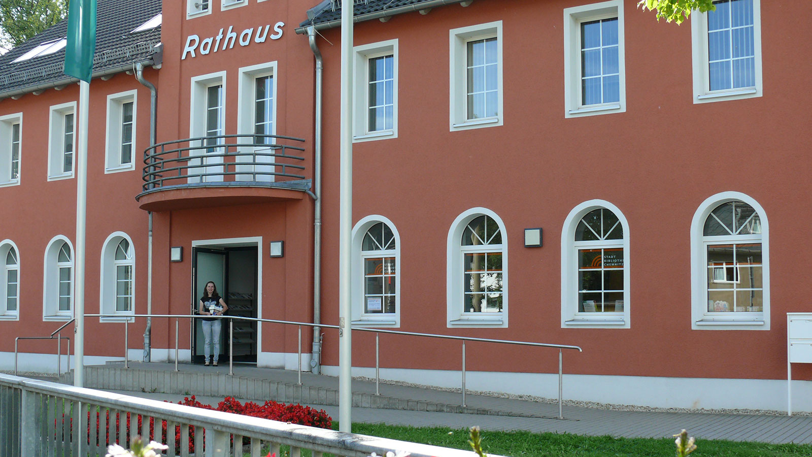 Außenansicht Stadtteilbibliothek Wittgensdorf